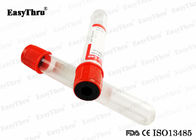 Tıbbi vakum kan örneği toplama tüpleri Kırmızı Kapak 2ml-10ml Hacim