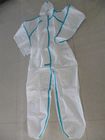 Hastane yoğun bakım koruyucu izole elbise giysi zehirli olmayan beyaz tek kullanımlık