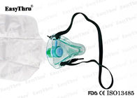 Tek kullanımlık PVC oksijen maskesi, havalandırma torbasıyla şeffaf